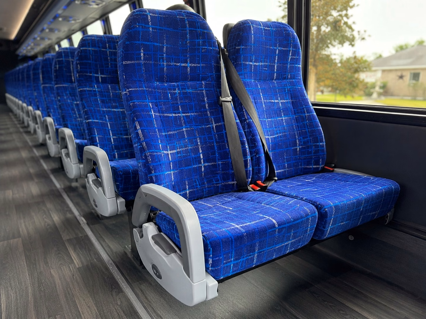 birmingham charter bus interior